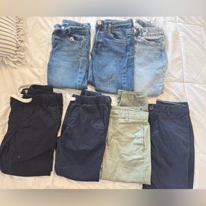 H&M // cat & Jack boys Jeans and Pants - Blue, Black, Green